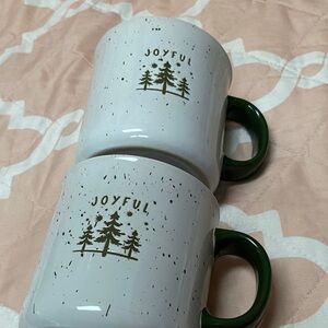 Set Of FAO Schwarz “Joyful” Holiday Campfire Mugs
